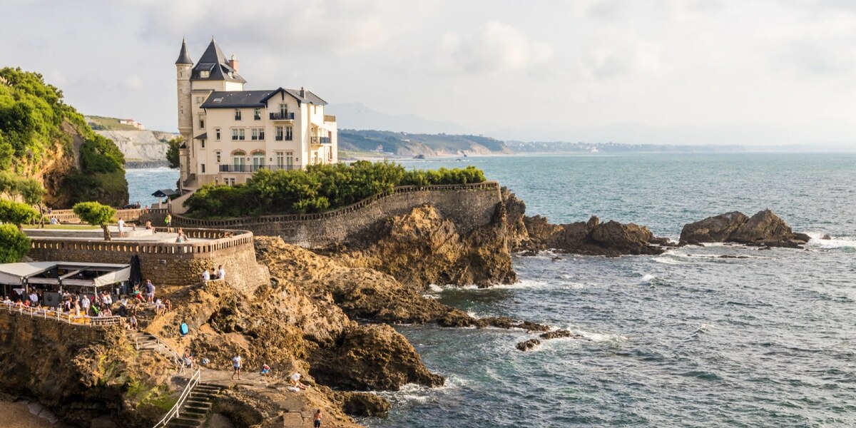 Paysage de Biarritz, le tourisme basque.